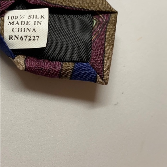 Crossbow vintage tie 80s throwback 100% silk - Picture 3 of 5